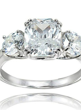 结婚饰品王妃仿真钻戒指