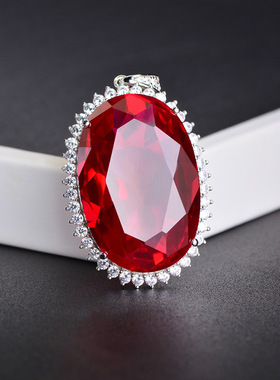 young直播货源5克拉女群镶粉钻