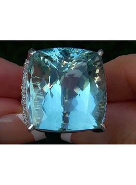 youngwish新款创意女指环托帕石