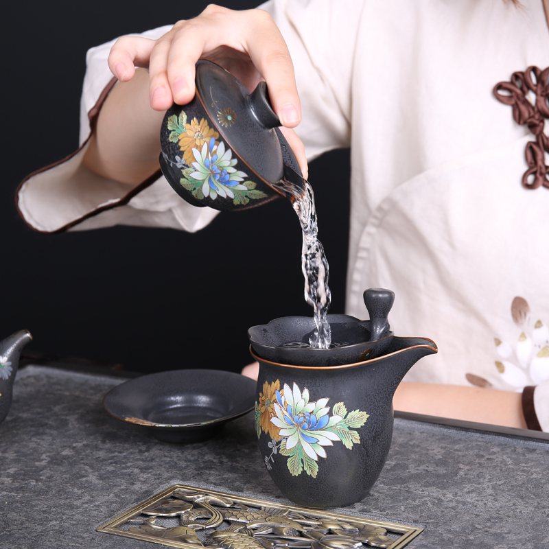 中正 茶具零配件茶滤 陶瓷功夫茶具常用茶漏 家用漏斗茶壶滤茶器 - 图0