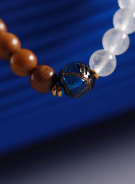 壮的响亮金丝楠木月光石百搭精致