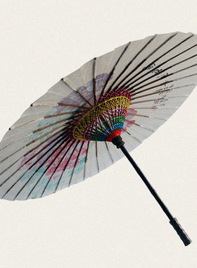 秦风汉月手绘油纸伞防雨防晒