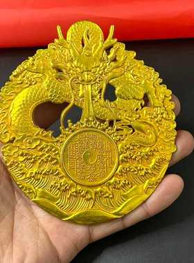 家居铜摆件黄铜聚财中式