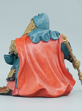 纯中式关羽武财神摆件客厅玄关