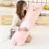 Ngủ màu đỏ với dải dài gối búp bê búp bê dễ thương lười biếng sáng tạo đồ chơi sang trọng cô gái có thể tháo rời và có thể giặt - Đồ chơi mềm cửa hàng gấu bông Đồ chơi mềm