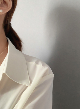 东大门韩国进口珍珠设计师项链