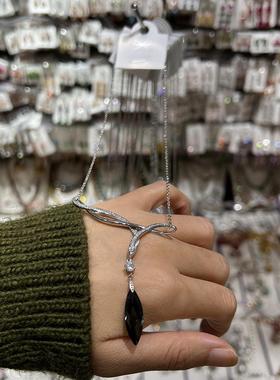 璀璨灵尾S925纯银鱼尾项链