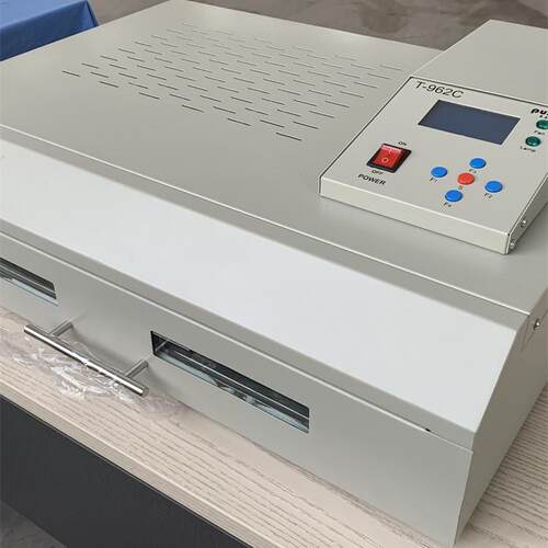 T-962C贴片小型抽屉款可视贴片普惠回流焊机铝基板多层PCB焊接炉 - 图0