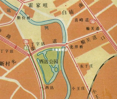 1981年天津交通图 80年代高清电子版老地图历史素材2幅JPG格式-图2