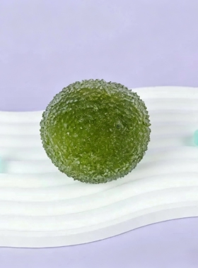 跨进新品Handcrafted Crystal Mochi Ball Squishy 麻糬球慢回弹