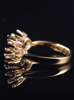 Fay Jewelry 个性定制钻石戒指空托（925银/10K/14K/18K/PT950）