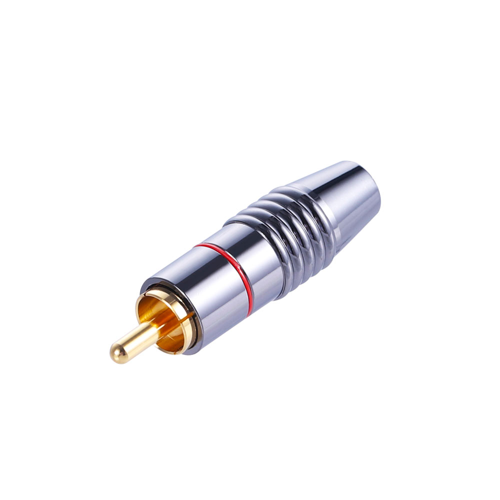 台湾 AEC Connectors 雅钛RP-1273ZAG-A/B莲花插头 信号线RCA插头 - 图3