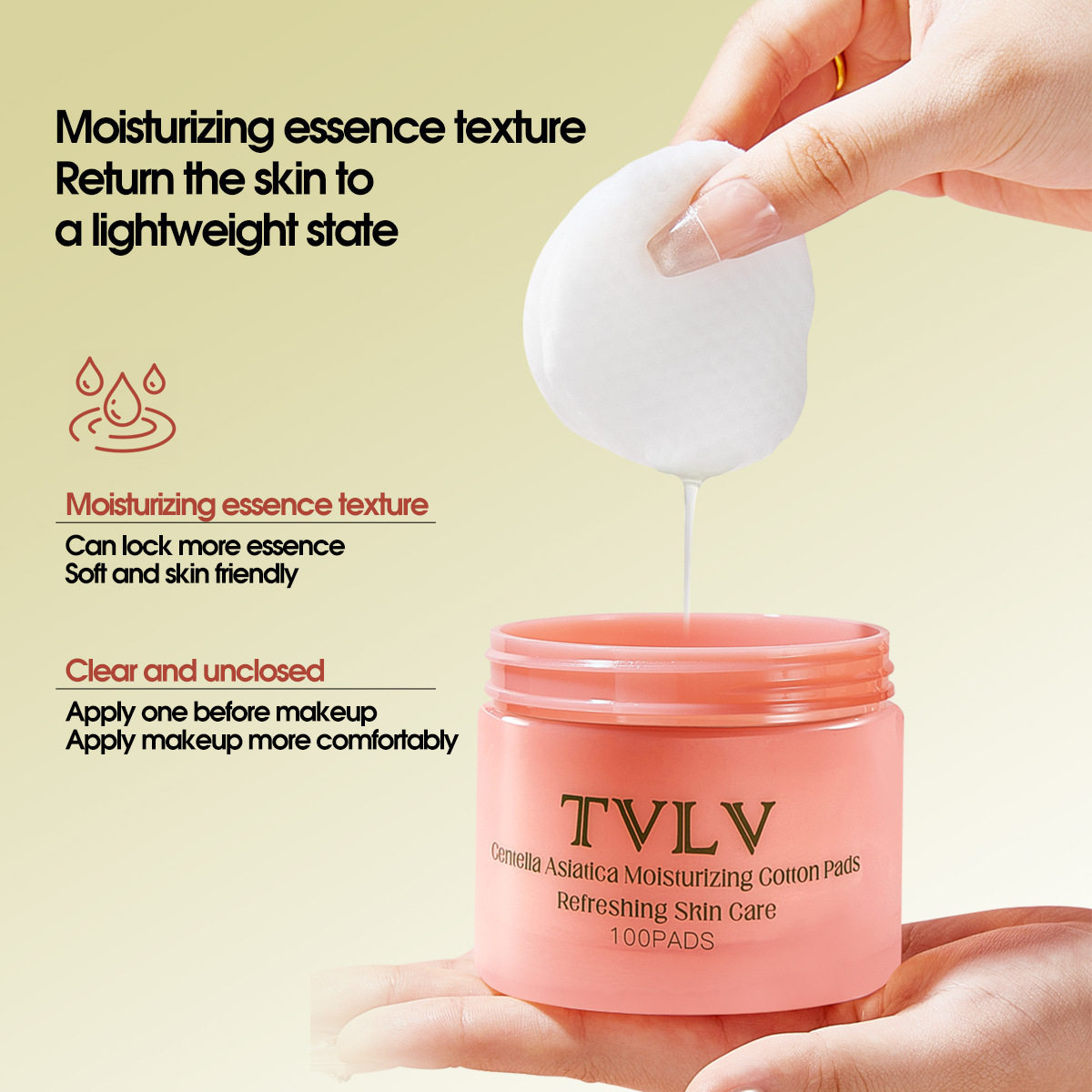 tvlv积雪草保湿化妆棉片护肤深层清洁提亮湿敷精华面膜跨境,淘宝优惠券,粉丝福利购,淘宝优惠卷