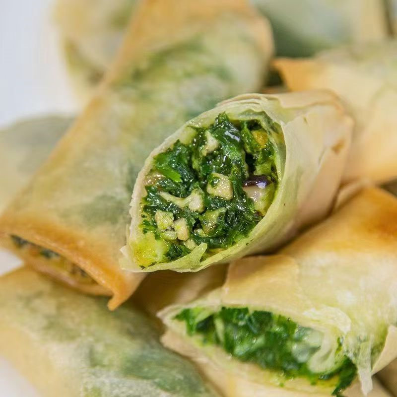 【买4袋赠4袋】手工荠菜肉丝春卷238g油炸小吃冷冻速食批发炸春卷,淘宝优惠券,粉丝福利购,淘宝优惠卷