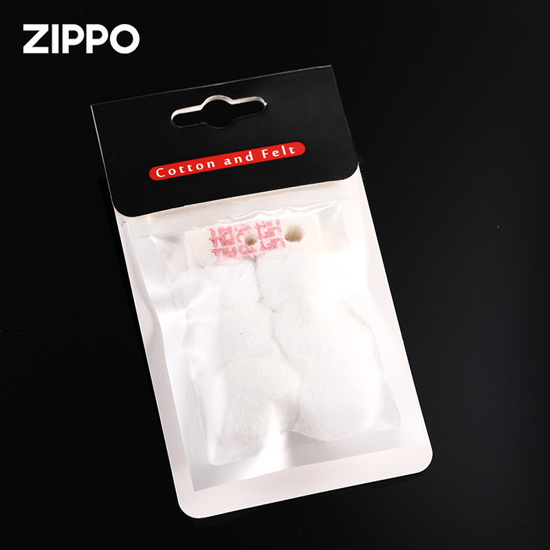 zippo打火机正版棉花正品原装进口脱脂棉专用配件内胆吸油棉垫