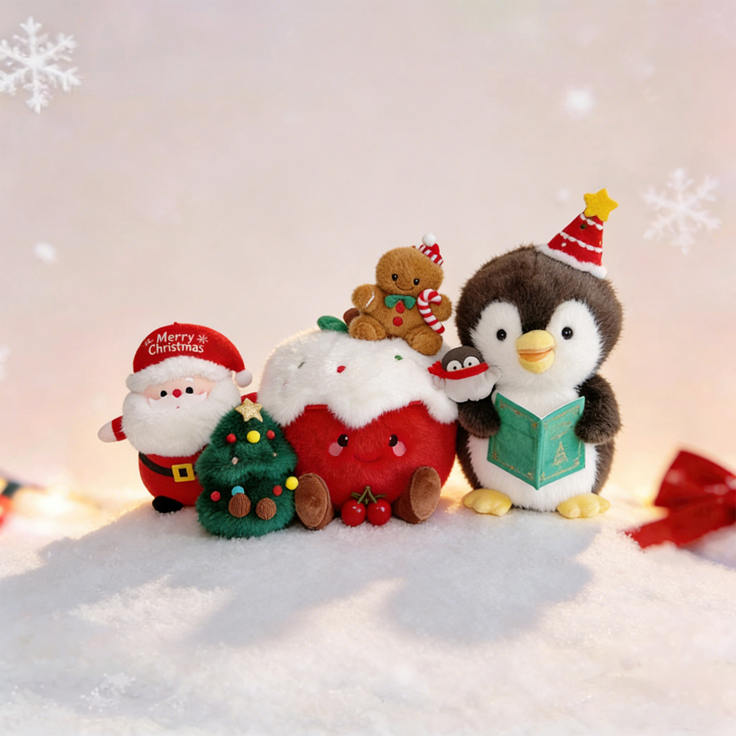 圣诞礼物平安夜苹果玩偶礼盒摆件圣诞树毛绒玩具圣诞老人公仔女生,淘宝优惠券,粉丝福利购,淘宝优惠卷
