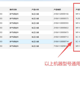 美的电压力锅排气阀组件适用：YL50E602、YL50E603、C5469F 原厂