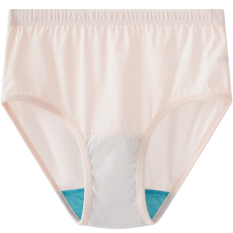 4条AB女士内裤纯棉丝光抗菌高腰妈妈短裤头中老年宽松大码三角裤,淘宝优惠券,粉丝福利购,淘宝优惠卷