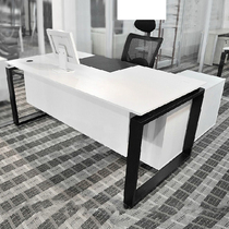 Fashion Minimalist Style 1 6 Boss Table Black & White Simple Desk Big Class Desk Manager Desk Manager Desk President Desk