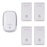 Самоалавная -на бездомных дверных звонков интеллектуальный дистанционный управление водонепроницаемым дверным звонком четырехрегистрации одного пожилого вызова.