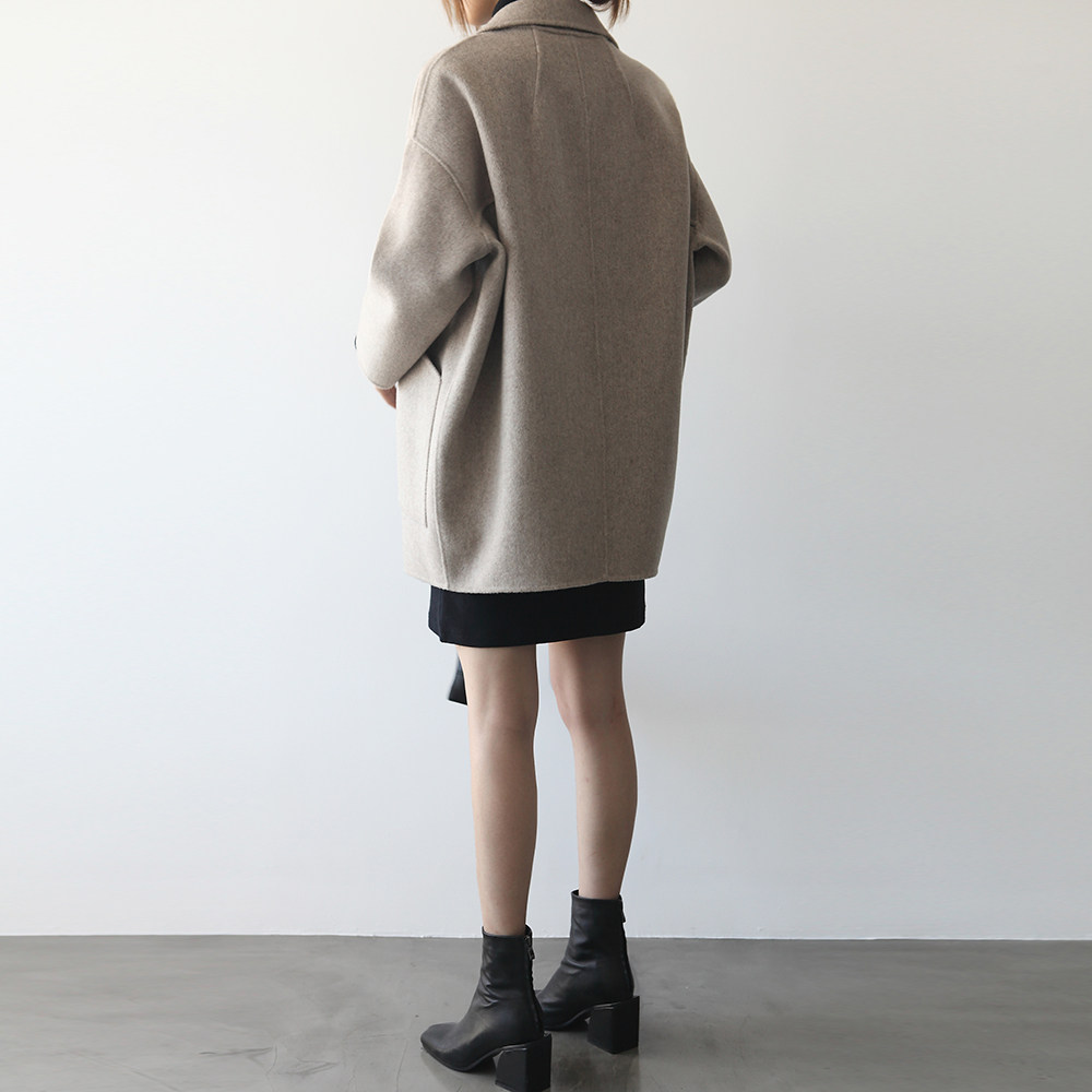 2018秋冬季新款女装流行毛呢大衣 嘉茱莉毛呢外套