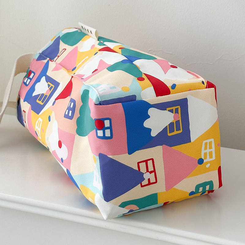 彩房子手拎水杯袋卡通韩版手腕包水壶焖烧杯保温杯奶瓶保护收纳袋,淘宝优惠券,粉丝福利购,淘宝优惠卷