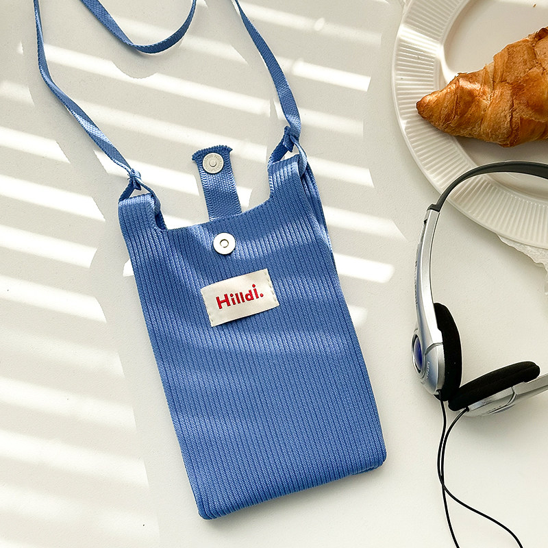 2025春夏新款针织斜挎手机包女小巧轻便百搭纯色ins风便携收纳包,淘宝优惠券,粉丝福利购,淘宝优惠卷