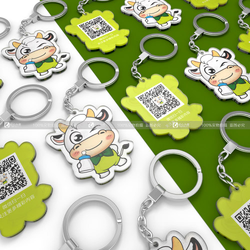 定制亚克力钥匙扣挂件 定制钥匙链动漫卡通挂件 高档创意礼品定制 - 图2