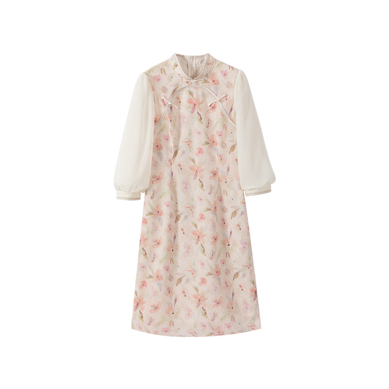 香影新中式旗袍改良年轻款女连衣裙 香影旗袍