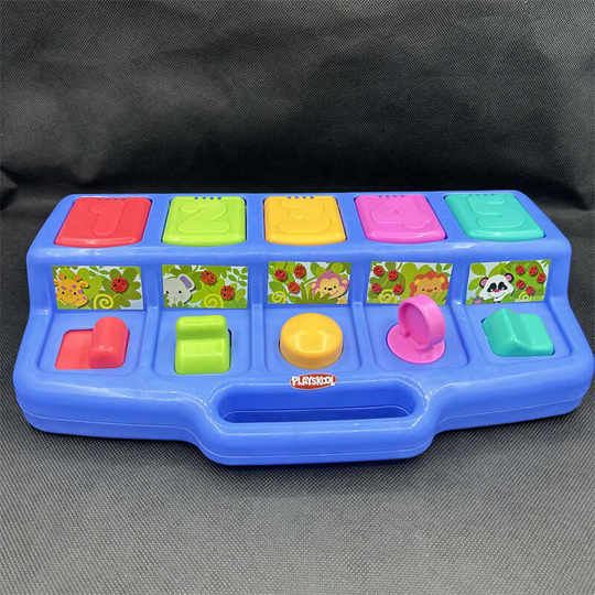 出口外贸孩宝动物弹出式躲猫猫按钮惊喜锻炼思维亲子益智玩具