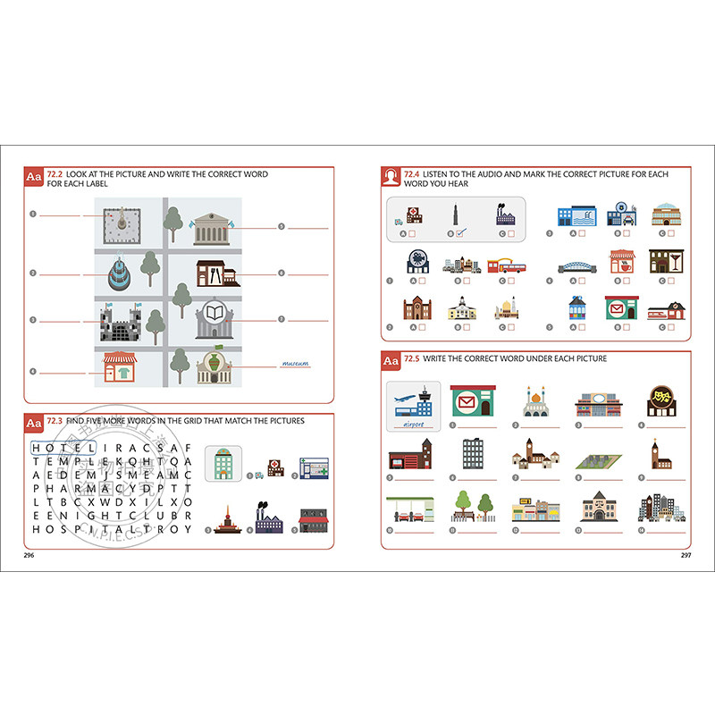现货 DK人人学英语 词汇学习 英文原版English for Everyone English Vocabulary Builder看图学单词网上EnglishforEveryone