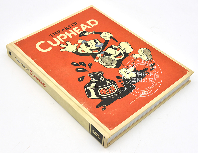 茶杯头美术设定集 TGA获奖独立游戏精装英文原版 The Art of Cuphead Limited Edition 30年代复古画风概念设定插画-图0