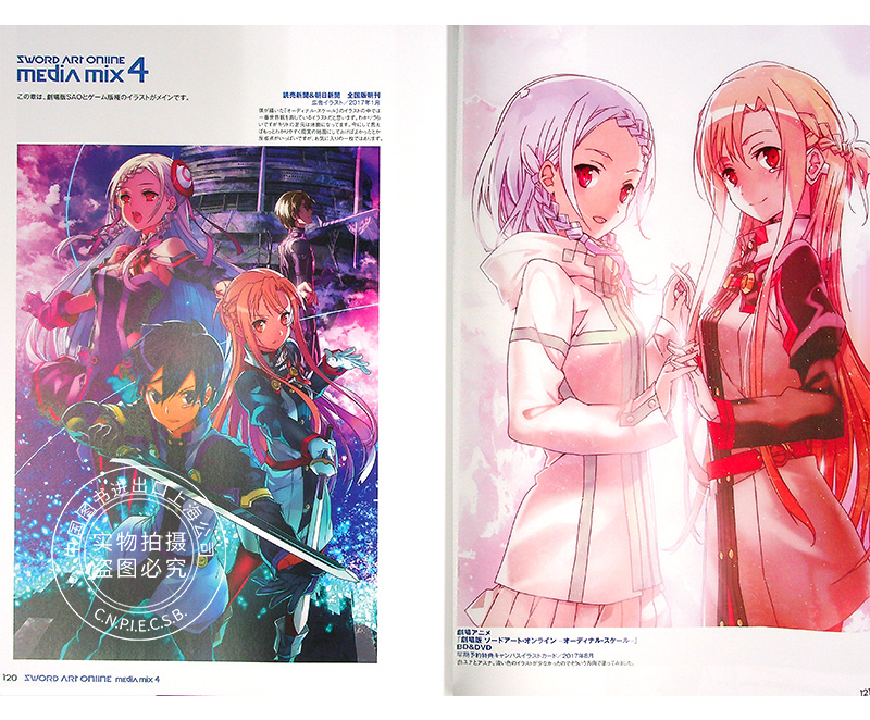 现货 进口日文 刀剑神域 画集 ソードアート?オンライン abec画集 Wanderers SAO - 图1