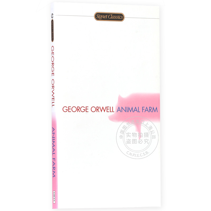 现货 动物农场庄园 随机 英文原版小说 George Orwell Animal Farm 乔治奥威尔 1984作者 经典英文原版 随机黑白封面混发 - 图0