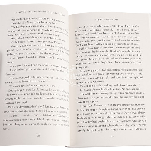 现货 哈利波特与魔法石 英文原版小说 哈利波特1 Harry Potter and the Philosopher Stone Sorcerer's Stone JK罗琳 - 图1