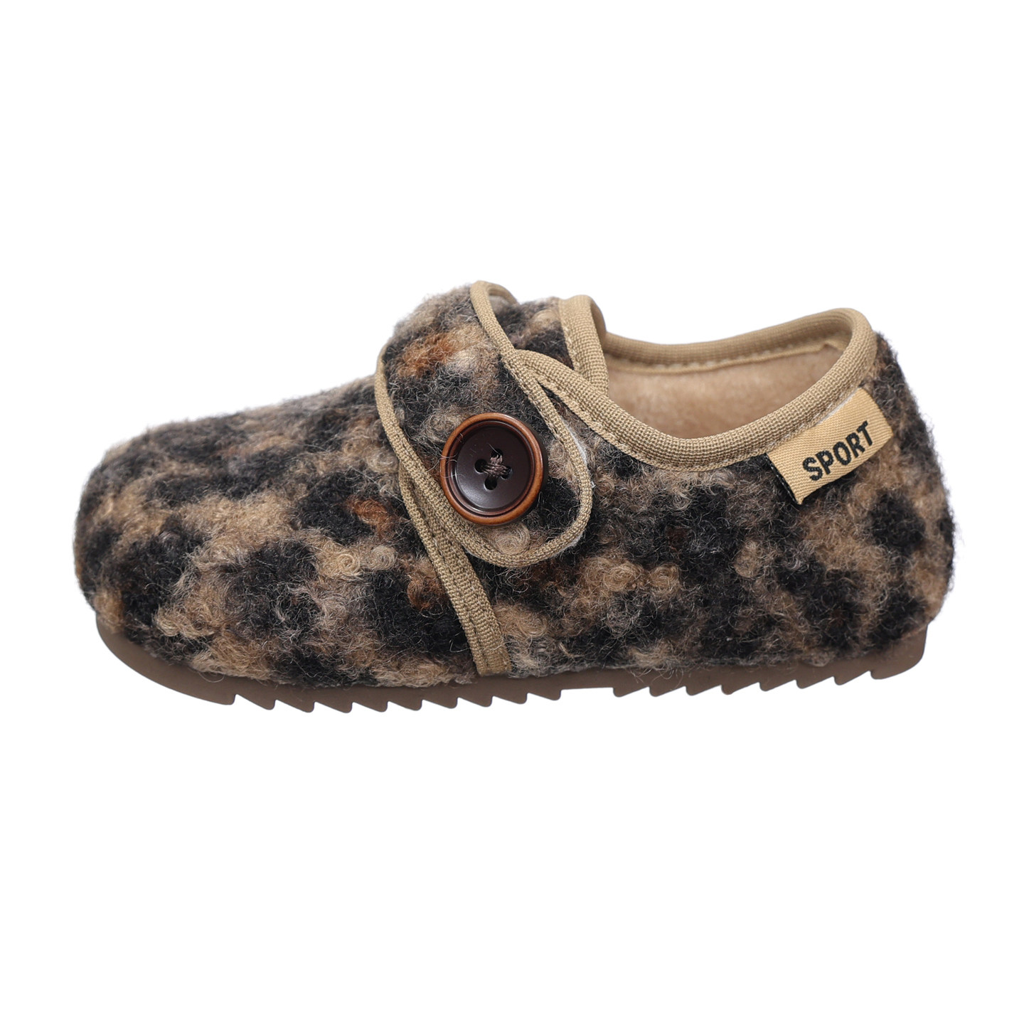 女童毛毛鞋2025冬季新款儿童鞋子小女孩公主鞋二棉加绒豆豆鞋棉鞋,淘宝优惠券,粉丝福利购,淘宝优惠卷