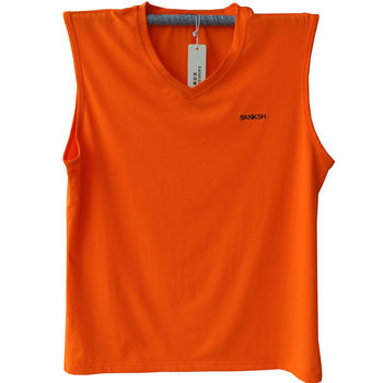 ຍີ່ຫໍ້ຫຼຸດ sleeveless t-shirt vest sports loose wide shoulder men's summer waistcoat sleeves pure cotton large size breathable