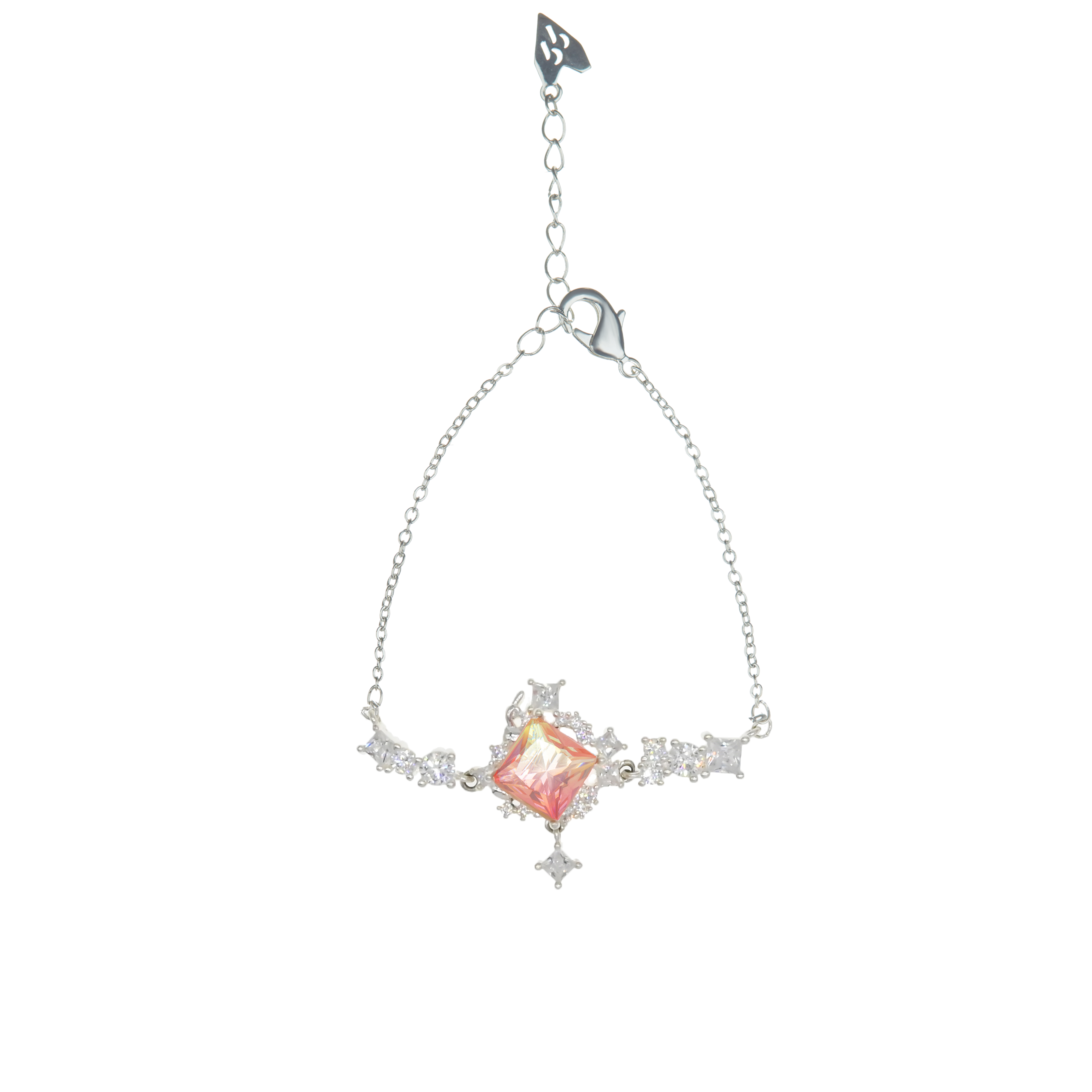 PP饰品《浮玉》宫廷风宝石925纯银手链女小众高级感手饰复古配饰 - 图3