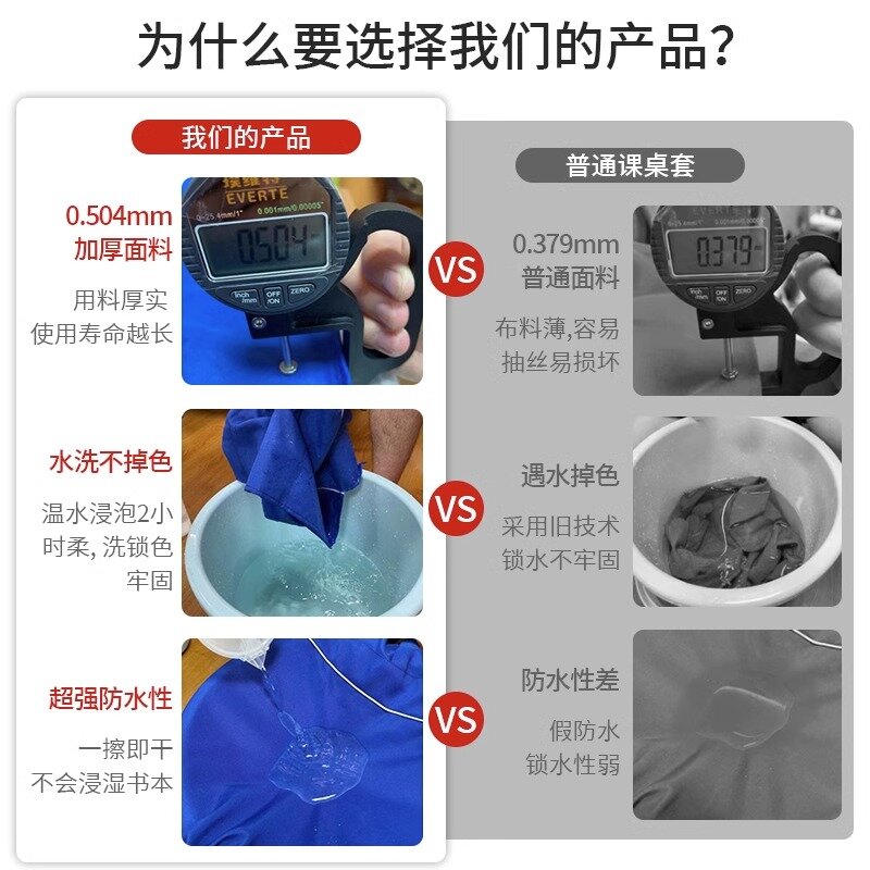 桌布书桌学生课桌套罩60*40防水书桌垫写字台桌垫ins粉红色定制-图0