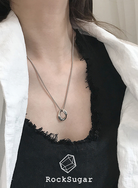 冰糖银饰/从零开始圆圈几何链条