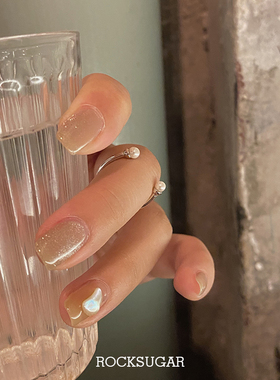 银饰小众韩国微笑关节戒指叠戴