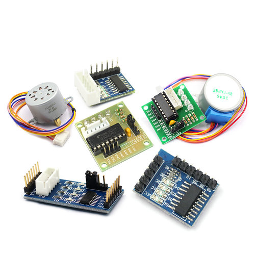 步进电机28BYJ48 uln2003驱动板器4相5线5V 12V减速电机马达模块 - 图0