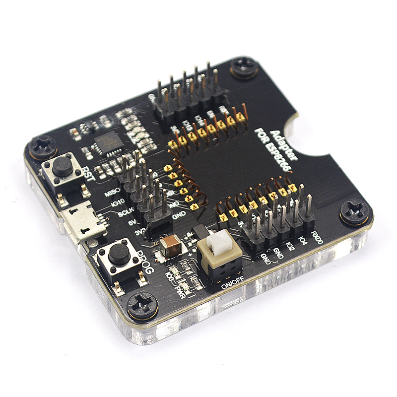 ESP8266/ESP32烧录座烧录器一键下载支持 ESP12S ESP07S等模组-图0