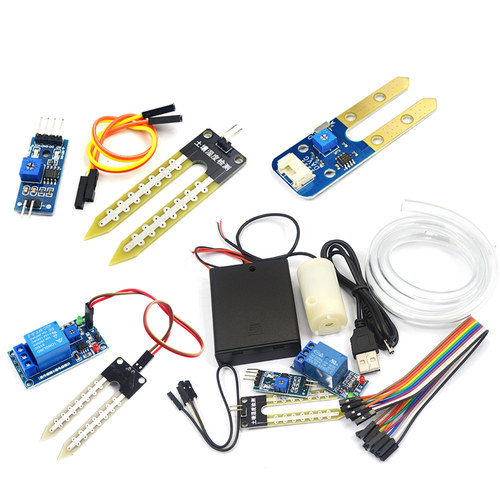 土壤湿度传感器 土壤湿度计检测模块5V 12V 自动浇水智能套件DIY - 图0