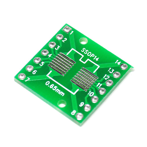 SOP14转接板TSSOP14 SSOP14贴片转直插DIP 0.65/1.27 10个 - 图0
