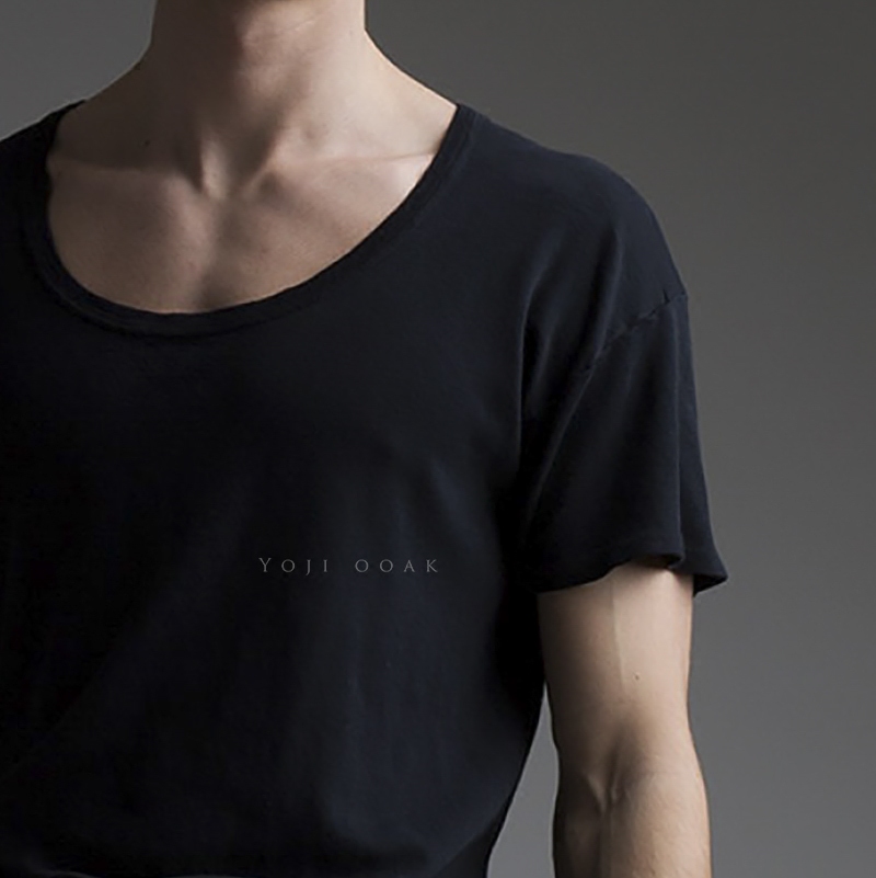 YOJI OOAK COTTON JERSEY T-SHIR同款圆领短袖棉T恤情侣款 - 图0