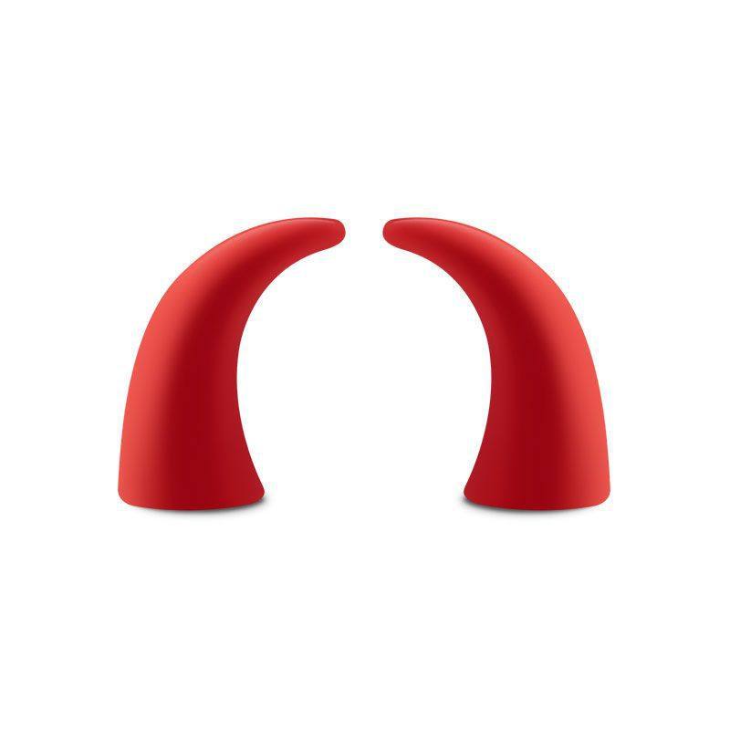 创意搞笑车载中控台显示屏小牛角方向盘恶魔角可爱汽车装饰品摆件,淘宝优惠券,粉丝福利购,淘宝优惠卷