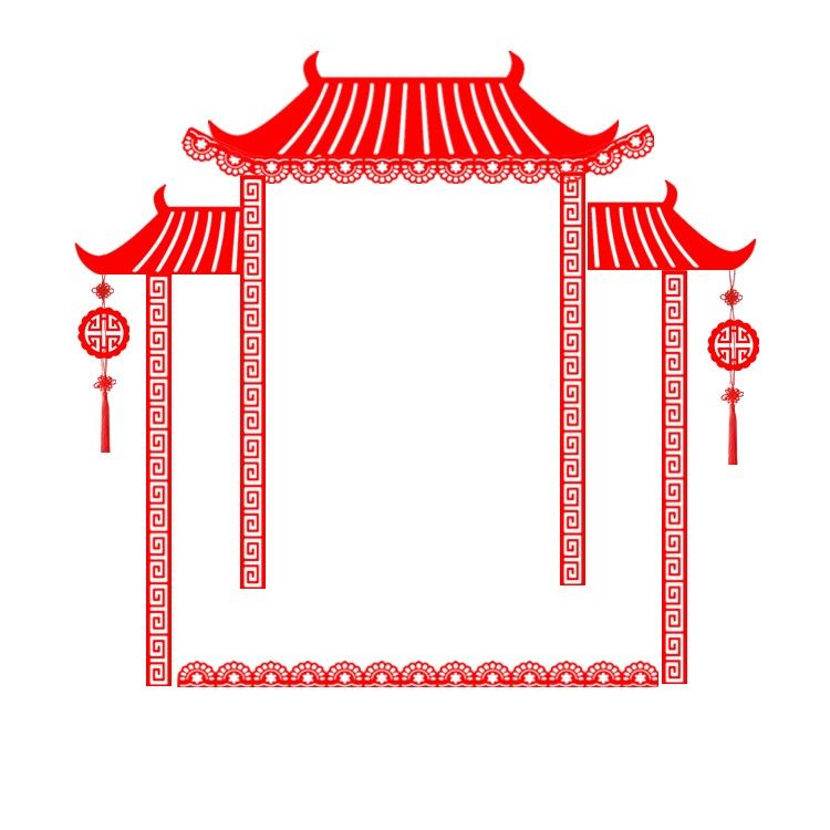 学校幼儿园墙面布置无纺布古典窗格边框民族风墙贴创意装饰材料,淘宝优惠券,粉丝福利购,淘宝优惠卷