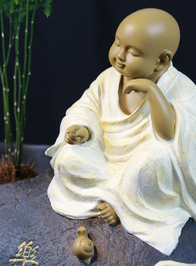 工艺tqj中式风办公桌树脂摆件