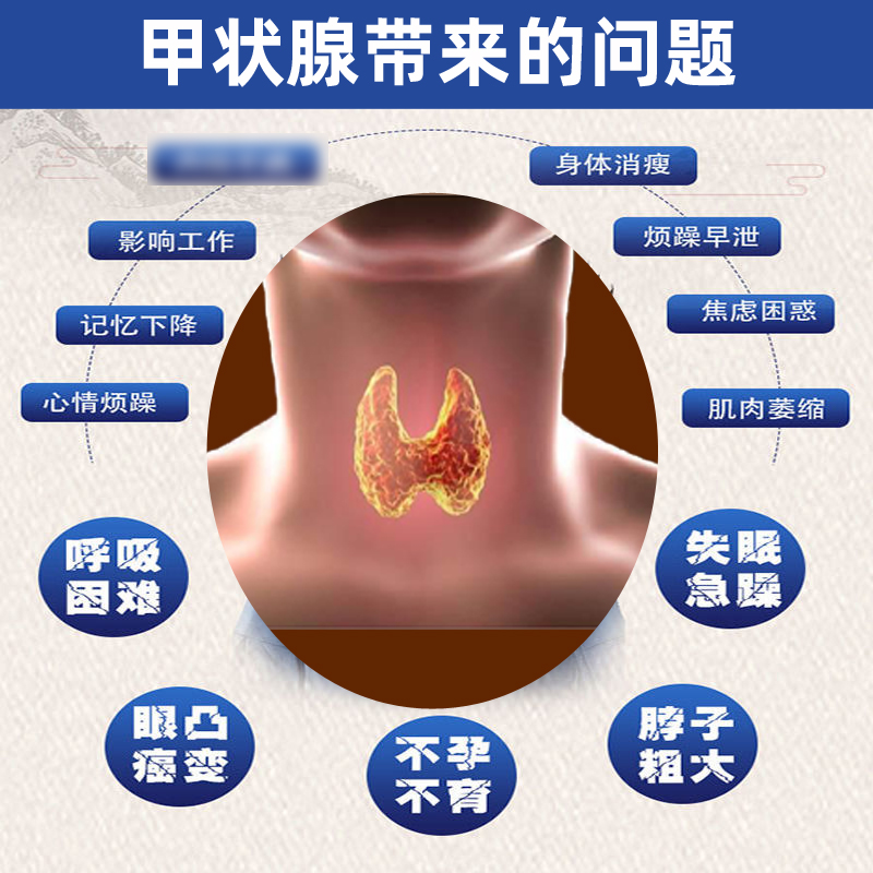 甲状腺膏结节消除贴治节消散结贴专用药膏甲状腺肿大正品-图2